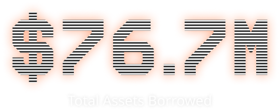 Total Assets Borrowed $76.7M